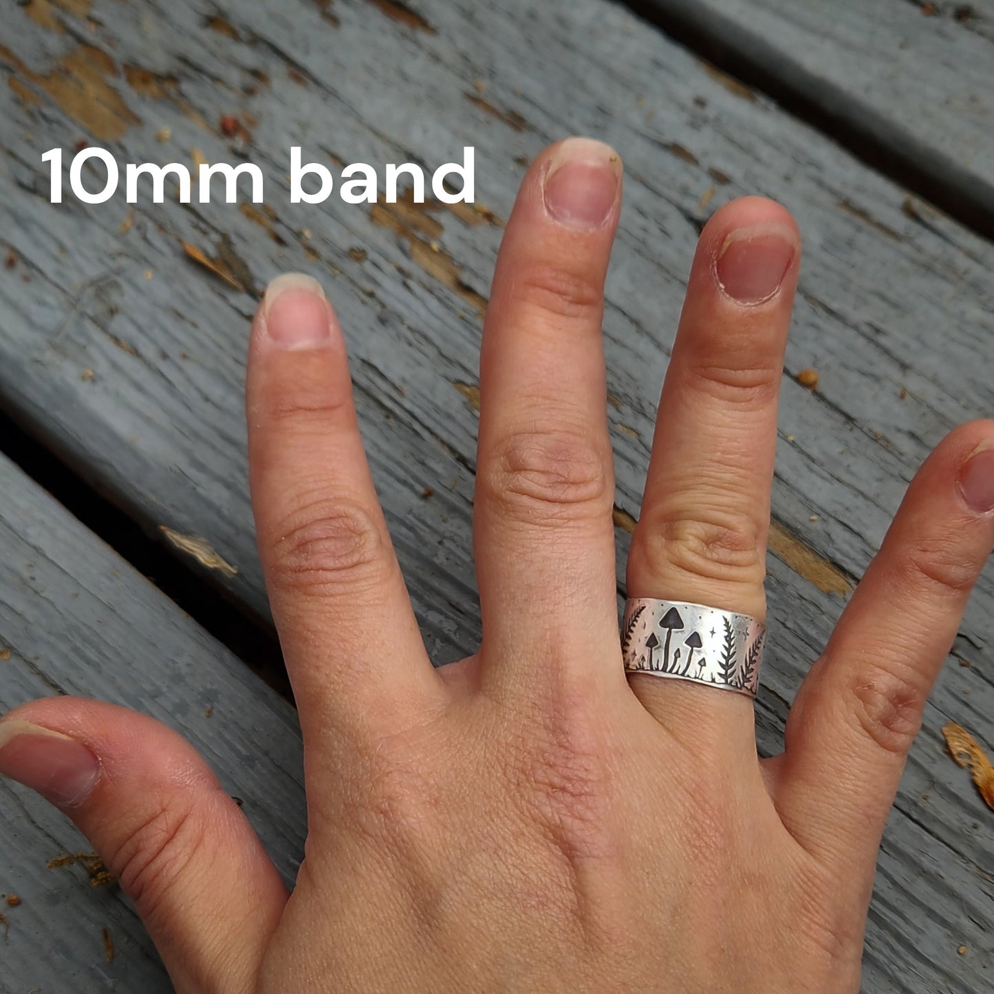 Mushroom Fern Ring