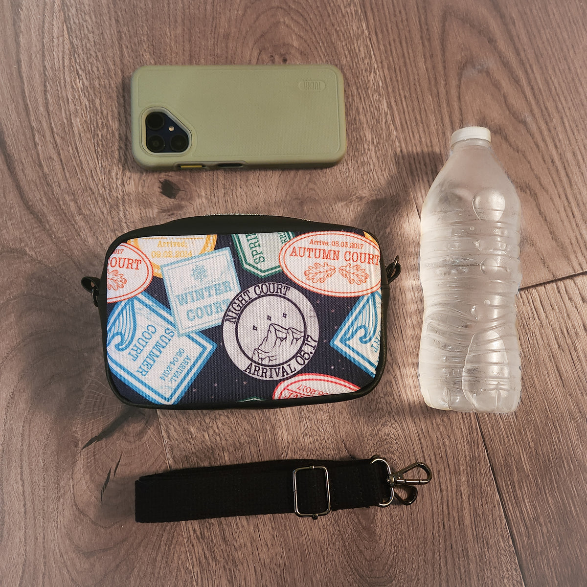 Passport to the Courts | Romantasy Crossbody Bag