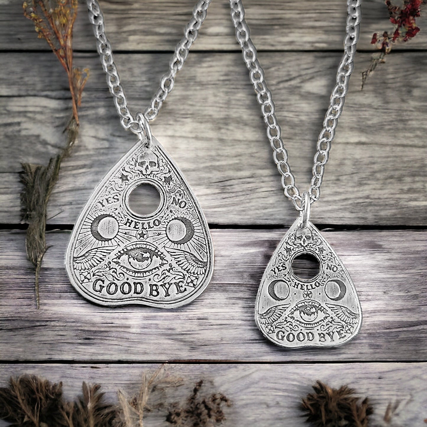 Engraved Planchette Pendant | Witchy Jewelry | Made to Order