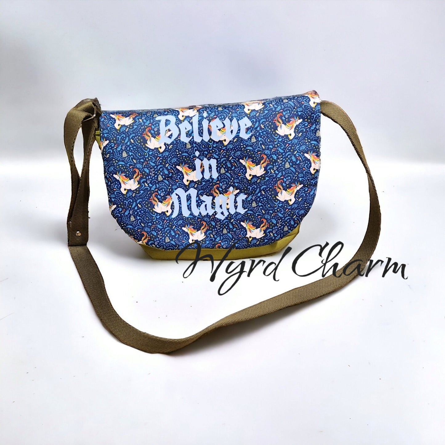 Believe in Magic Adjustable Crossbody Messenger Bag - Ready to Ship