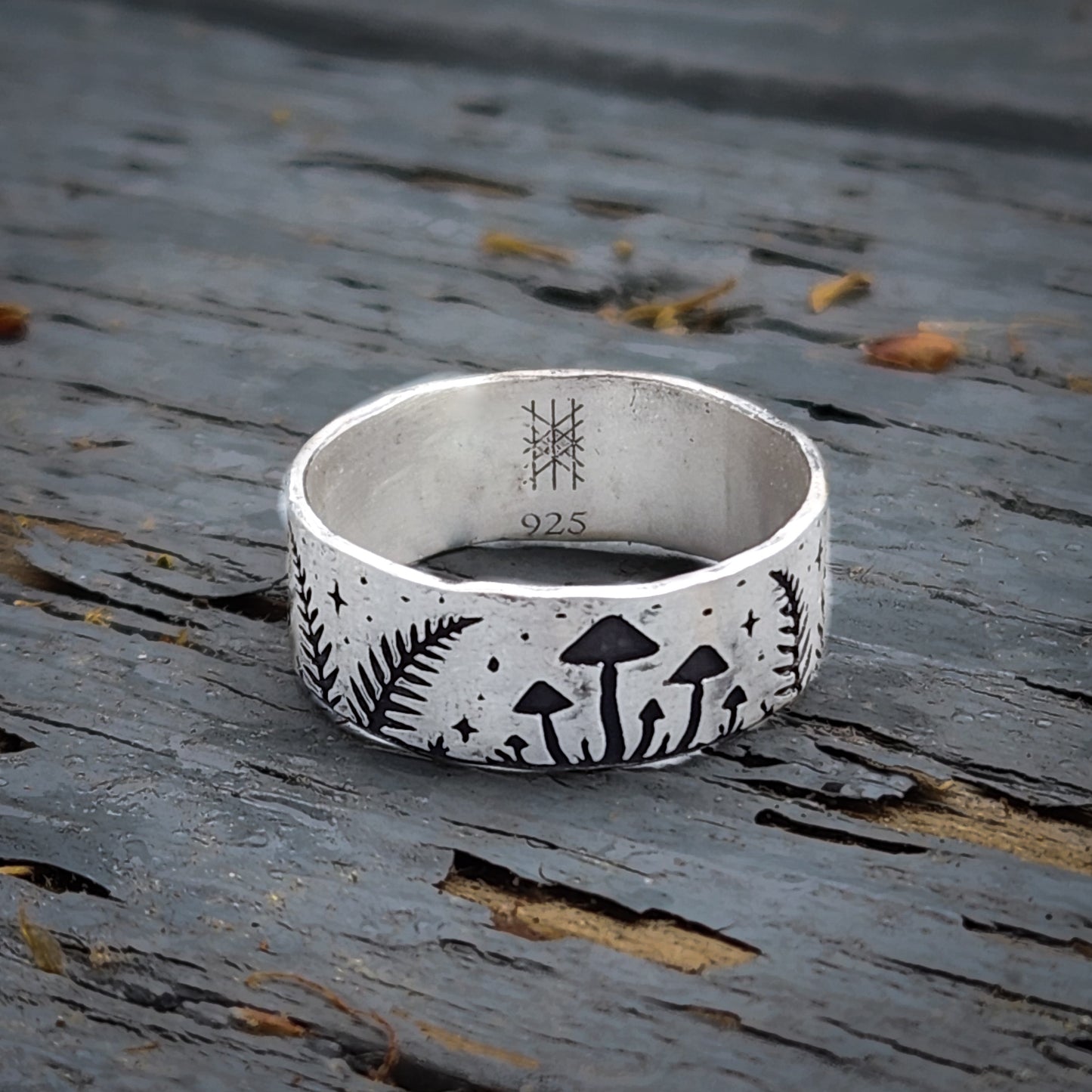Mushroom Fern Ring