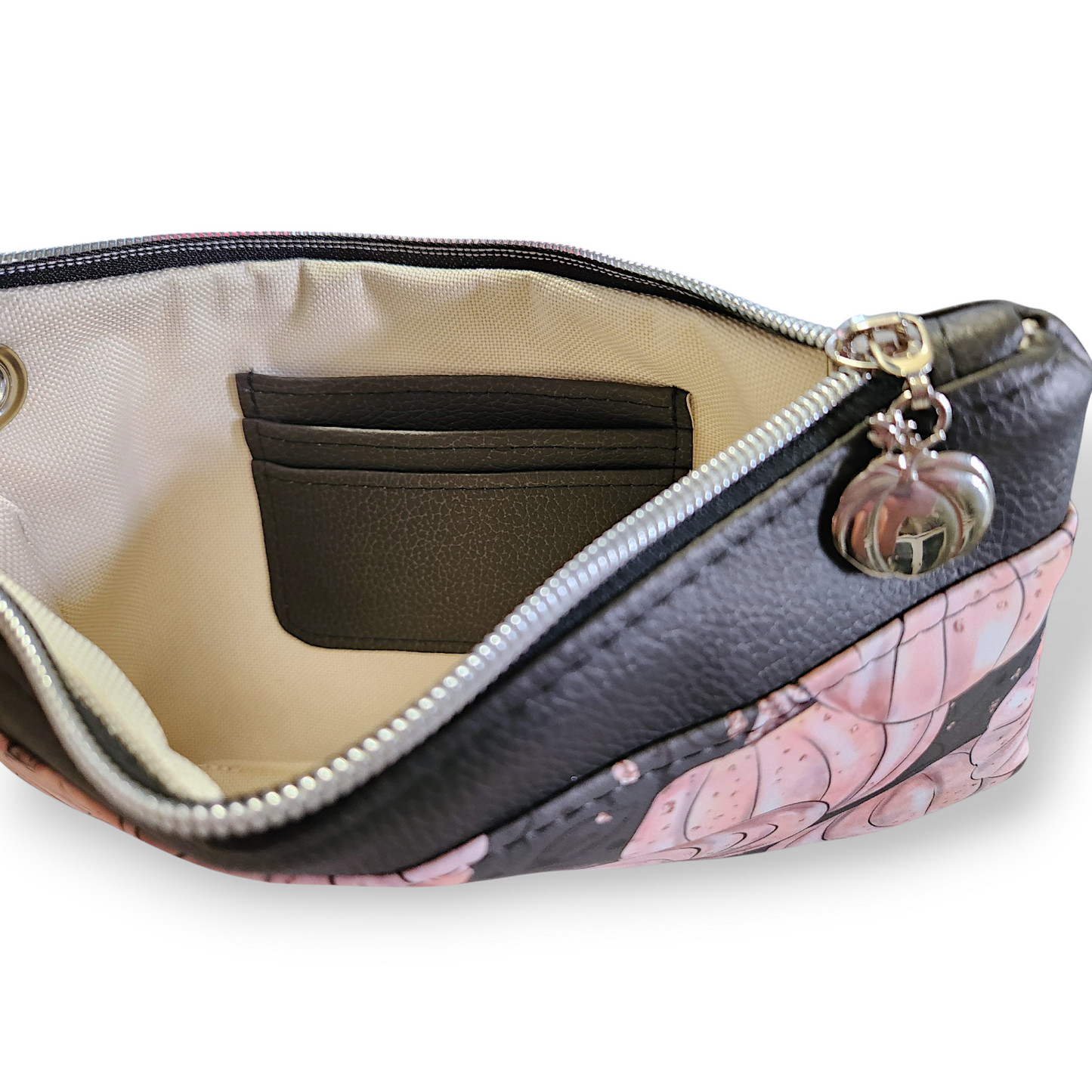 Heirloom Pumpkin Wristlet: Autumn Witchy Faux Leather Clutch