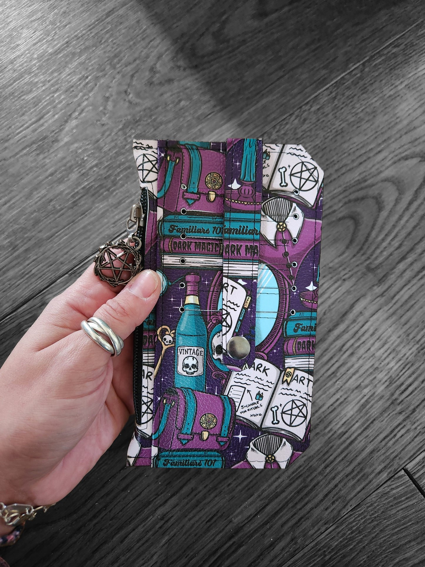 Dark Academia Wallet – Witchy Book Purse Pal