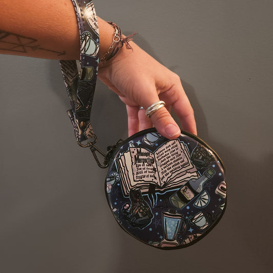 Midnight Margaritas Round Wristlet | Witchy Cocktail Bag