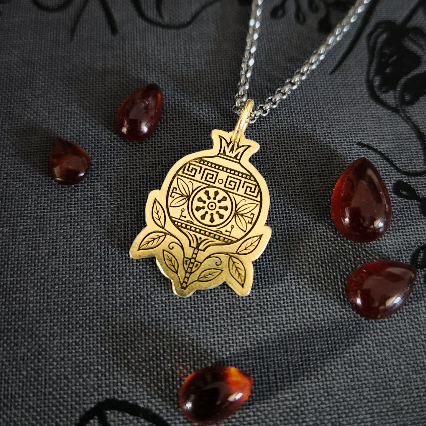 Persephone’s Pomegranate Necklace