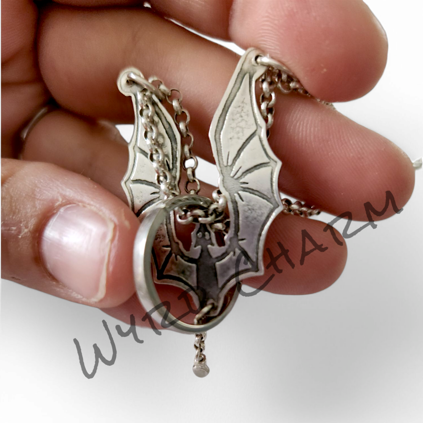 Bruce the Dragon Ring Keeper | Sterling Silver Guardian Necklace | Made to Order