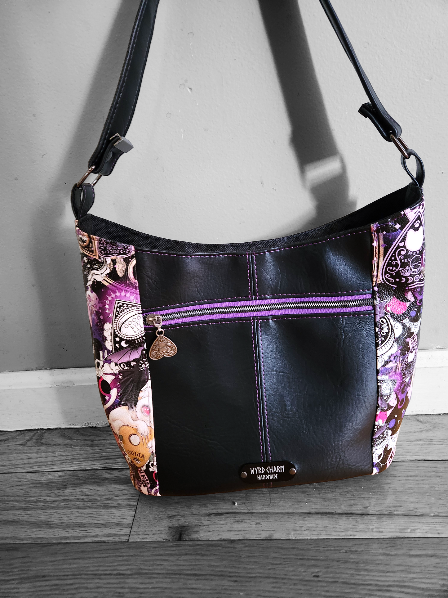 Goth Cat & Planchette Shoulder Bag