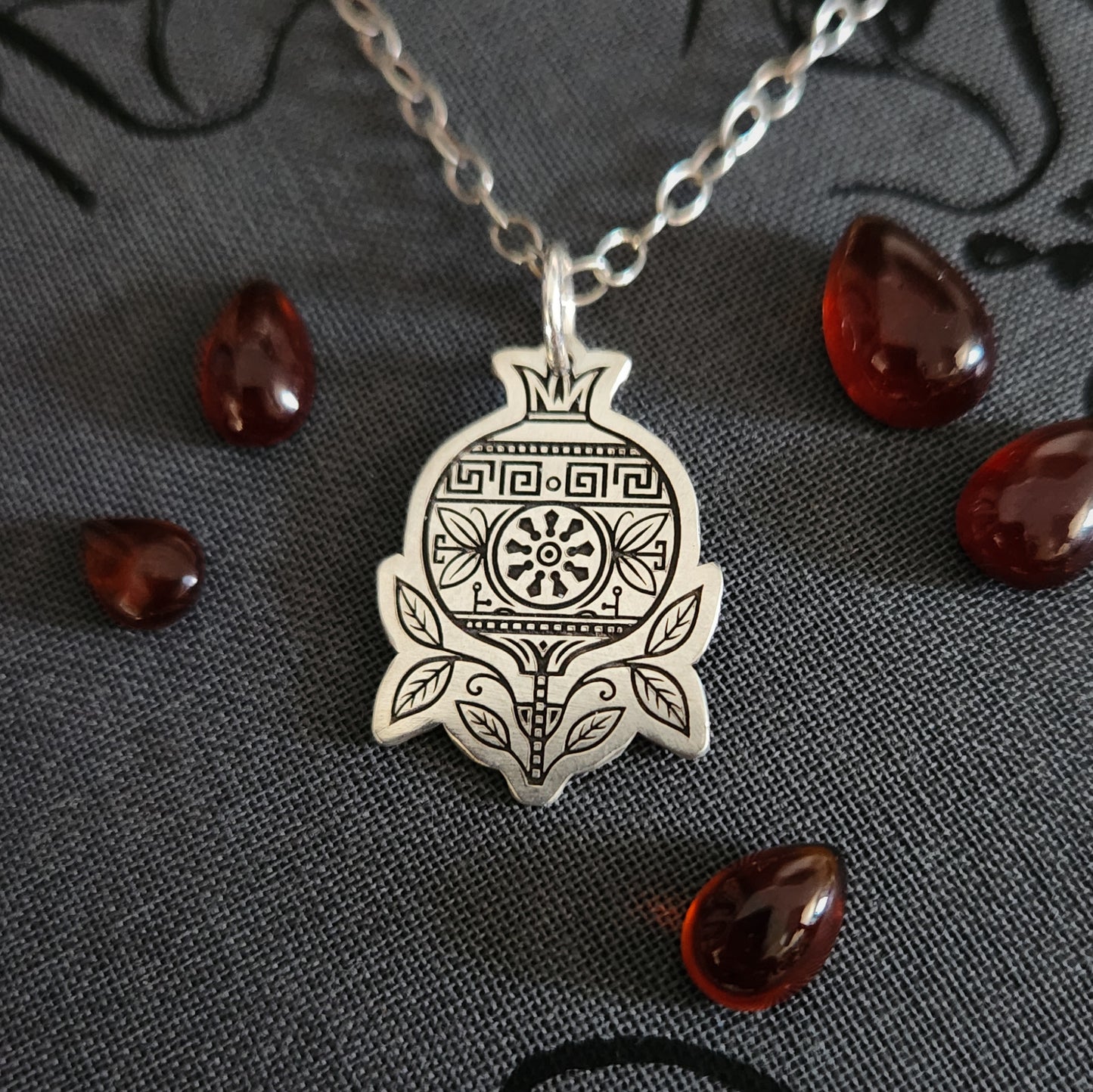 Persephone’s Pomegranate Necklace