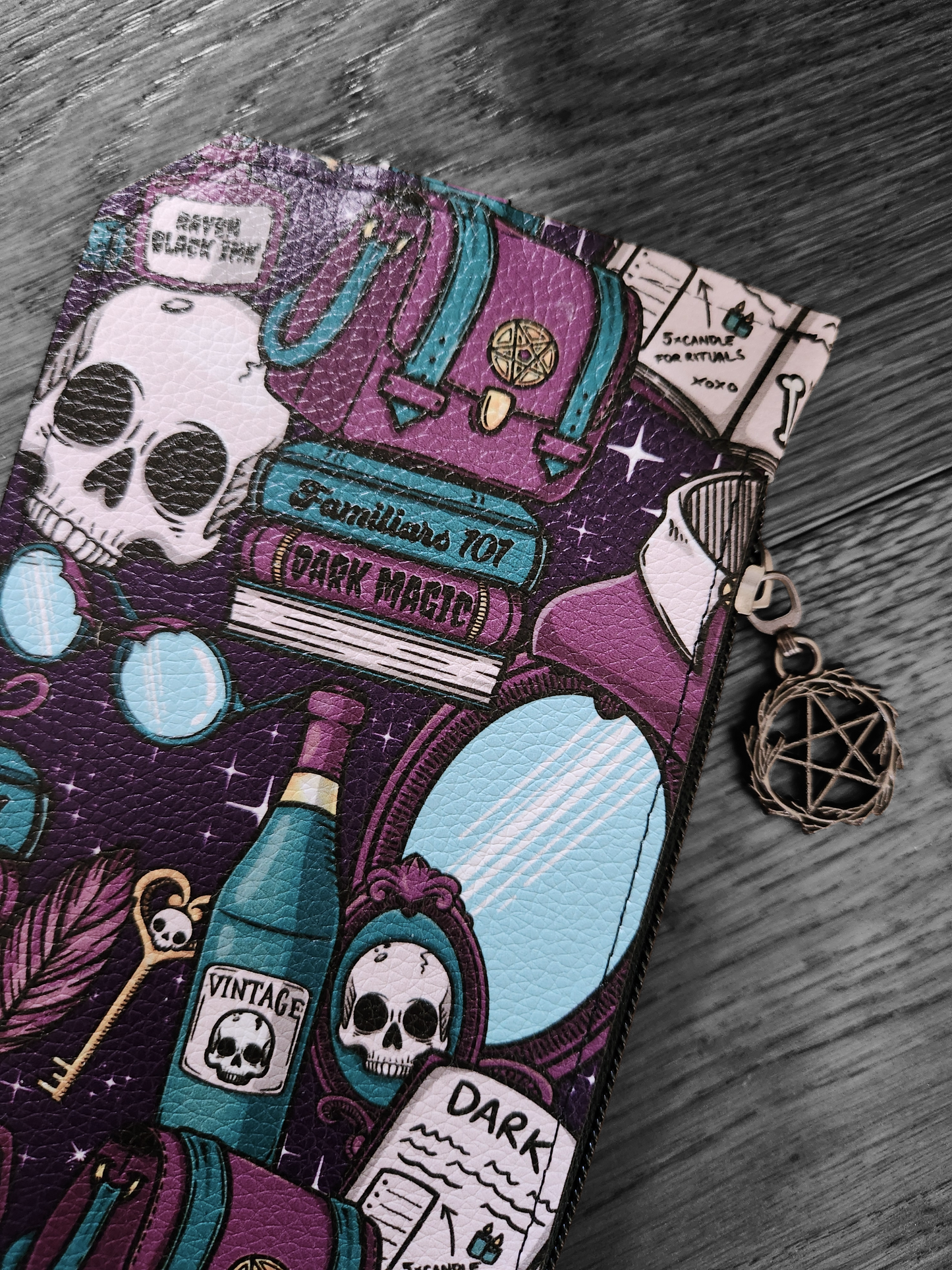 Dark Academia Wallet – Witchy Book Purse Pal