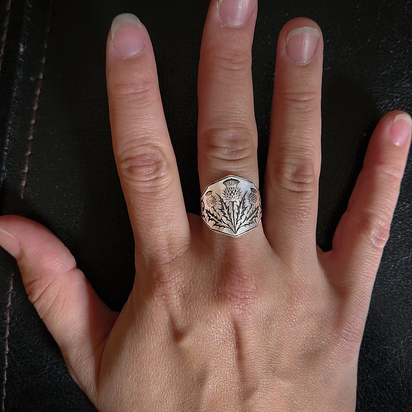 Scottish Thistle Ring