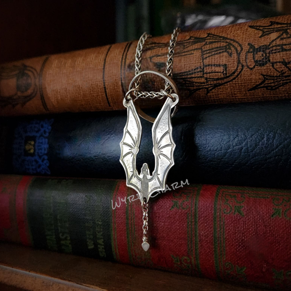 Bruce the Dragon Ring Keeper | Sterling Silver Guardian Necklace | Made to Order