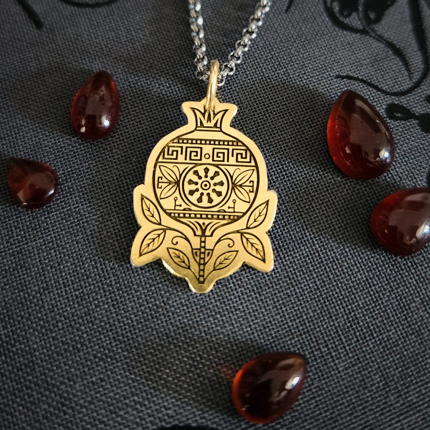Persephone’s Pomegranate Necklace