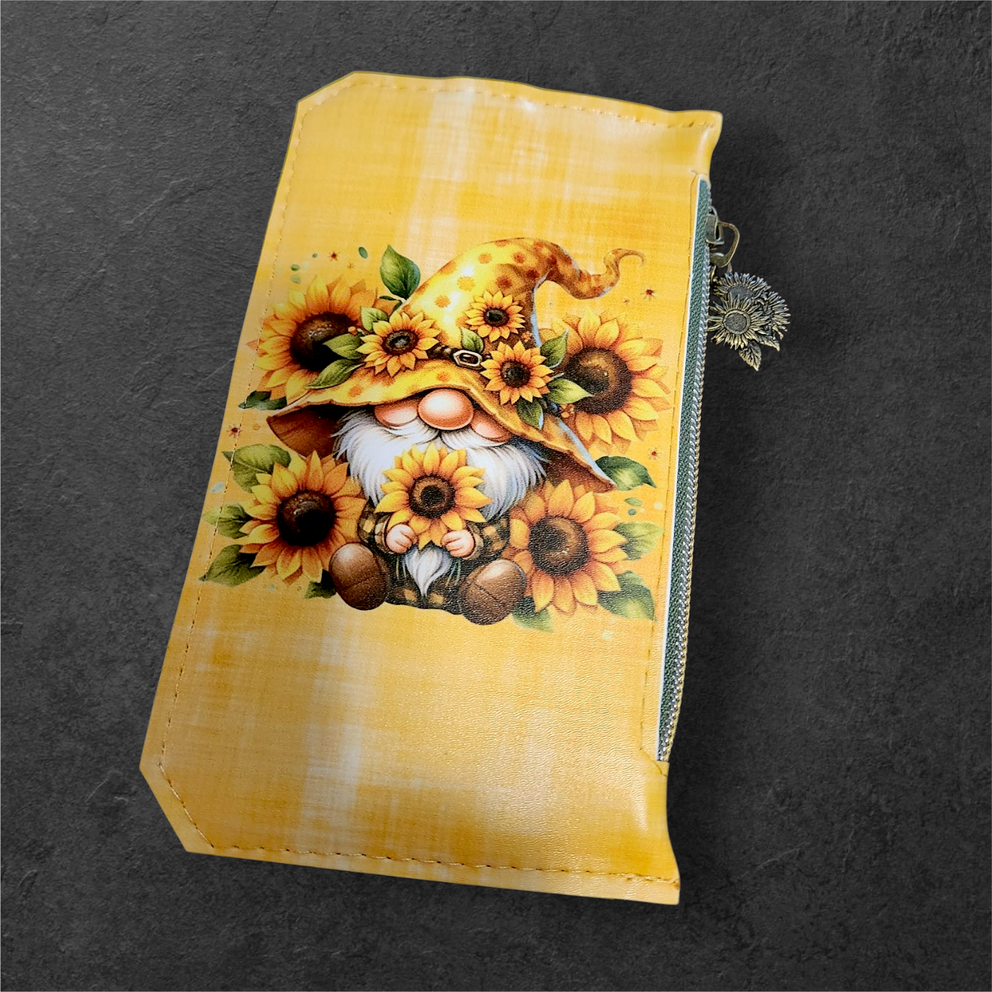 Sunflower Gnome Purse Pal Wallet