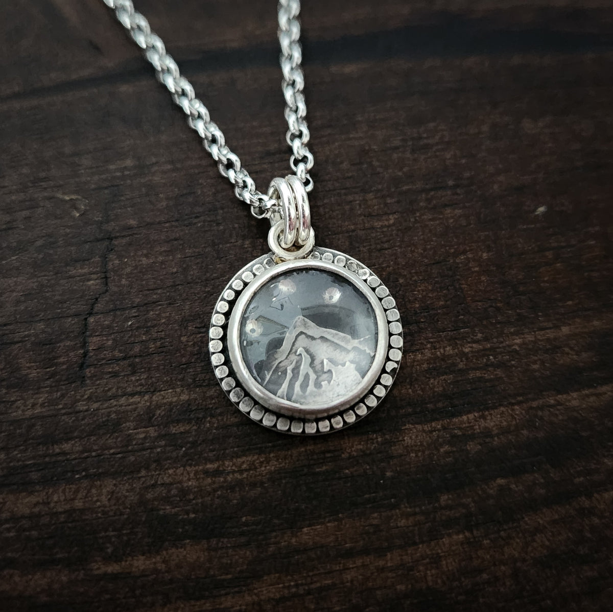 Unbroken | Sterling Silver Mountain Talisman Necklace
