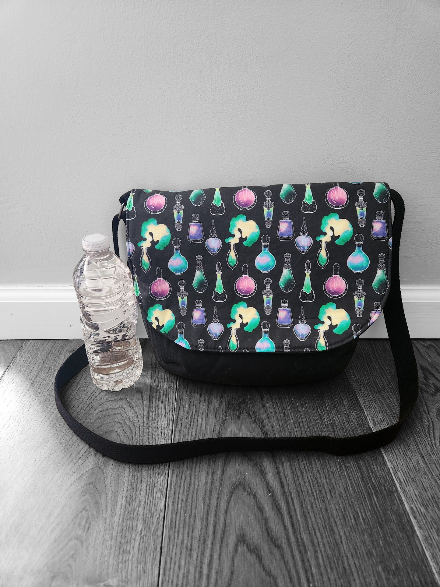 Potion Bottle Messenger Bag | Witchy Crossbody Purse