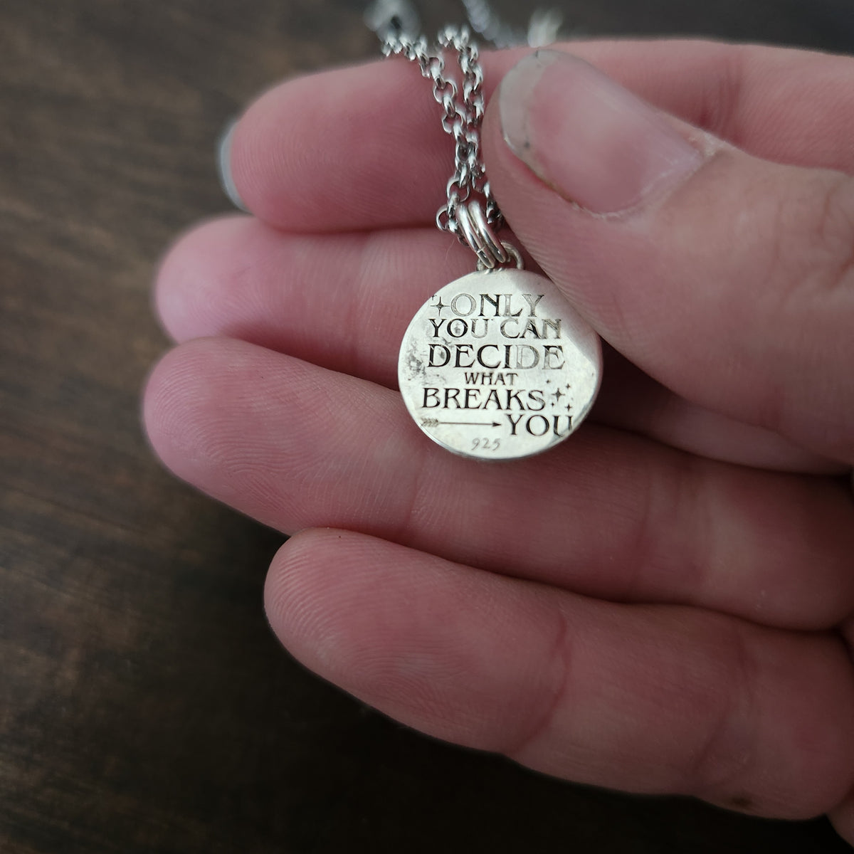 Unbroken | Sterling Silver Mountain Talisman Necklace