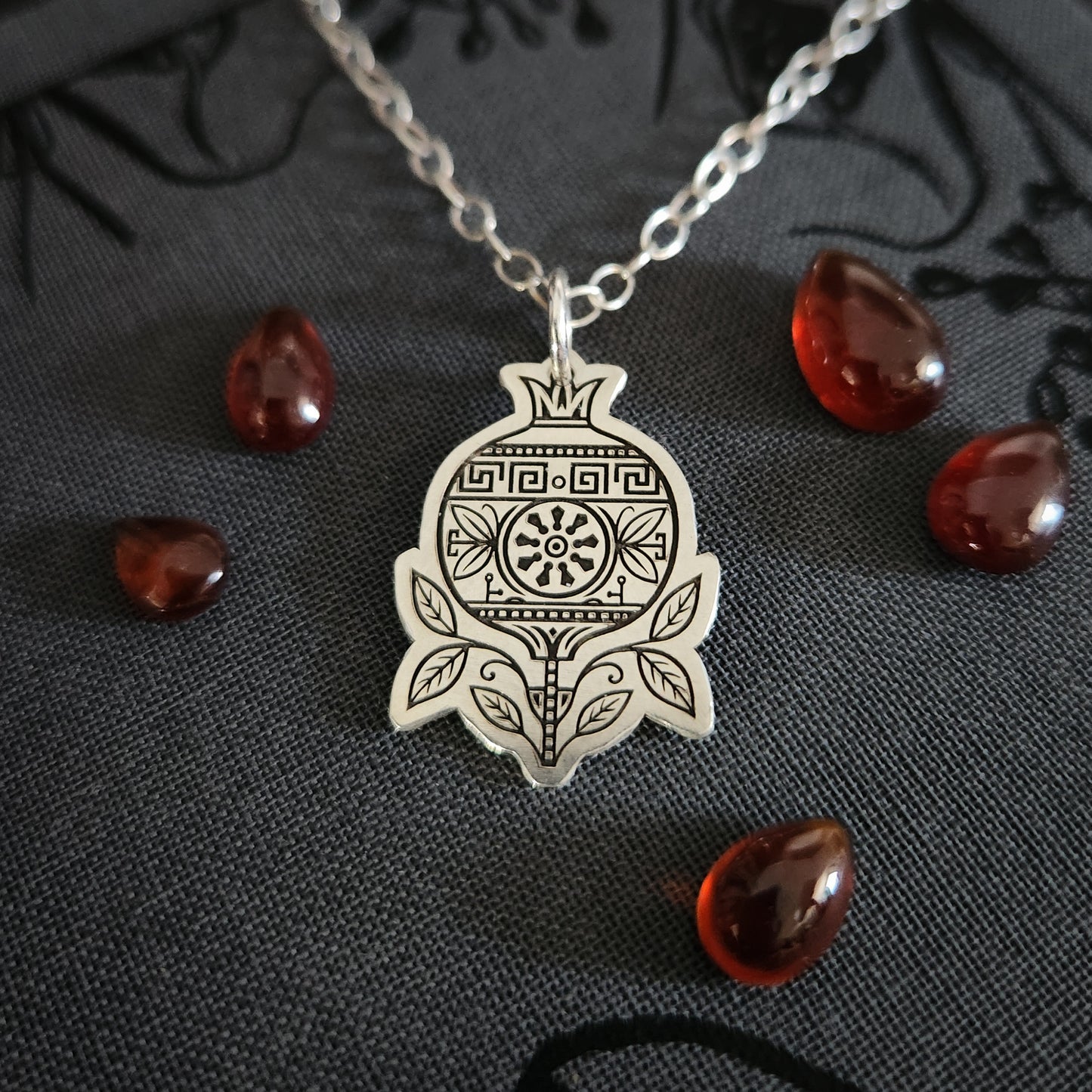 Persephone’s Pomegranate Necklace