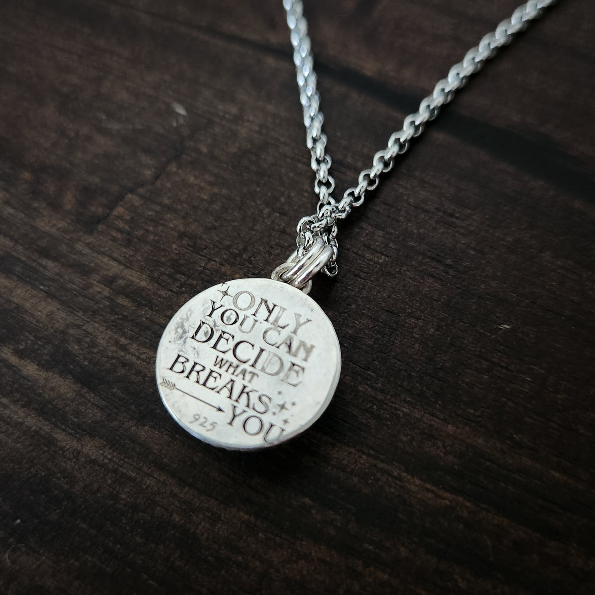 Unbroken | Sterling Silver Mountain Talisman Necklace