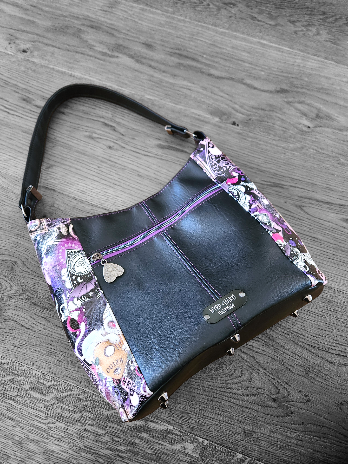 Goth Cat & Planchette Shoulder Bag
