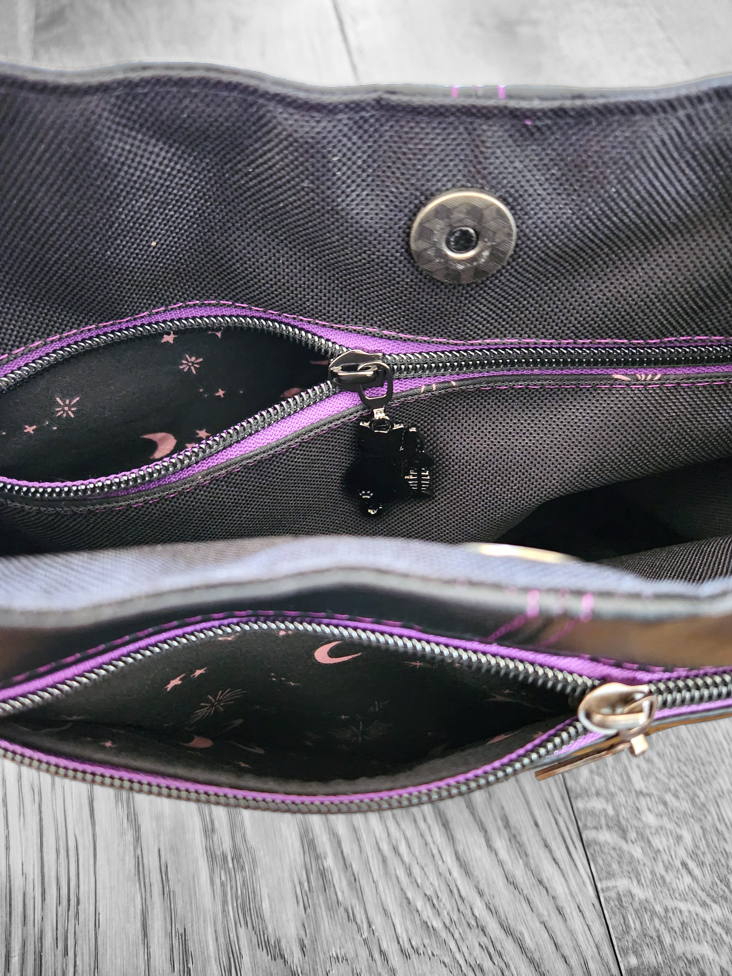 Goth Cat & Planchette Shoulder Bag