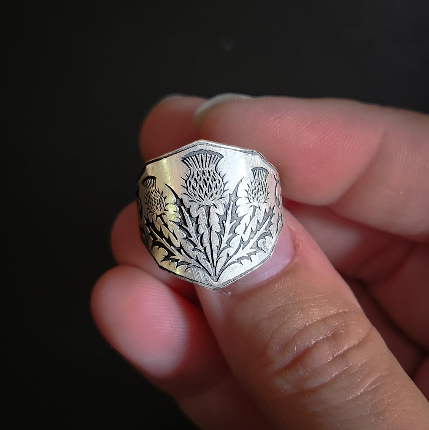 Scottish Thistle Ring