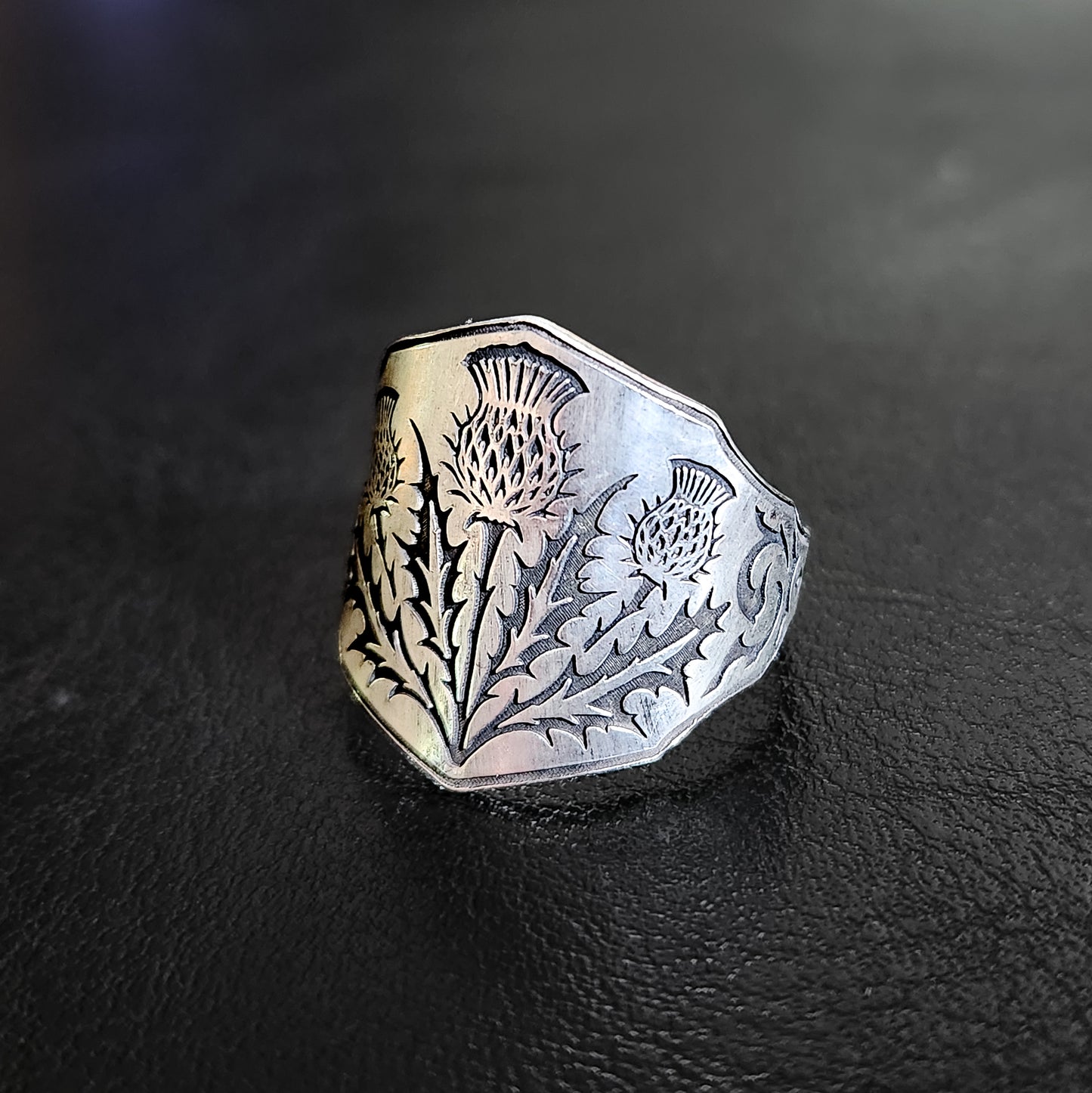 Scottish Thistle Ring