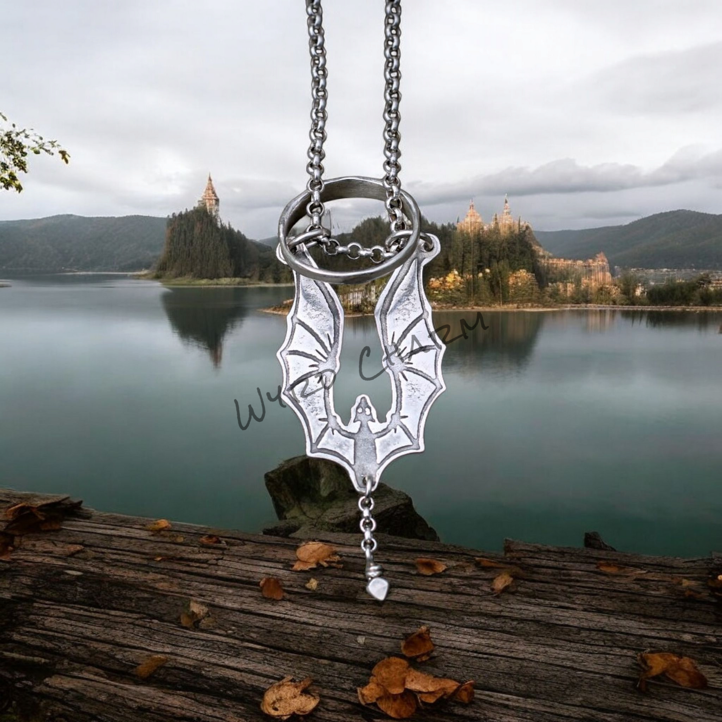 Bruce the Dragon Ring Keeper | Sterling Silver Guardian Necklace | Made to Order