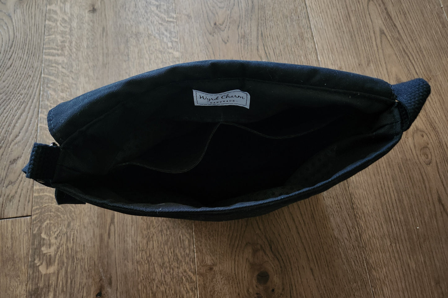 Black Cat Messenger Bag