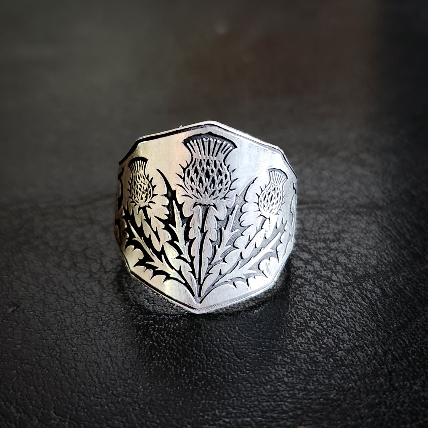 Scottish Thistle Ring