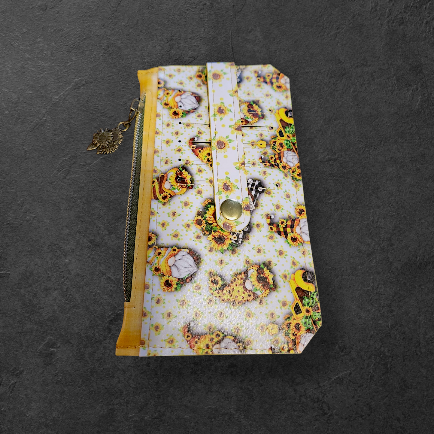Sunflower Gnome Purse Pal Wallet