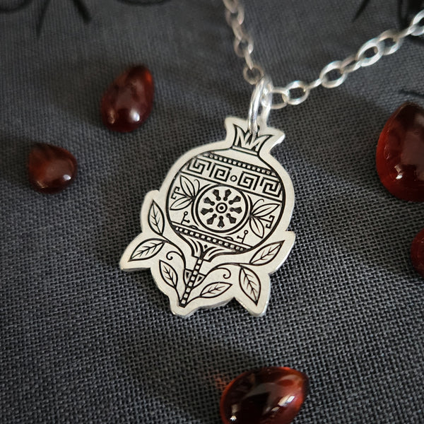Persephone’s Pomegranate Necklace