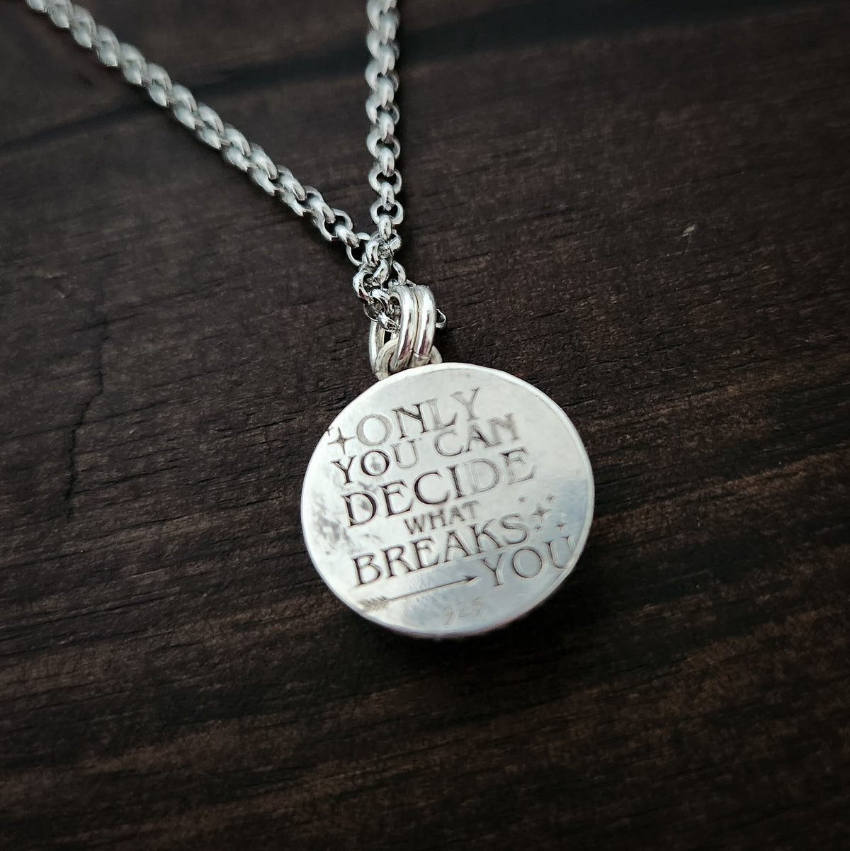 Unbroken | Sterling Silver Mountain Talisman Necklace