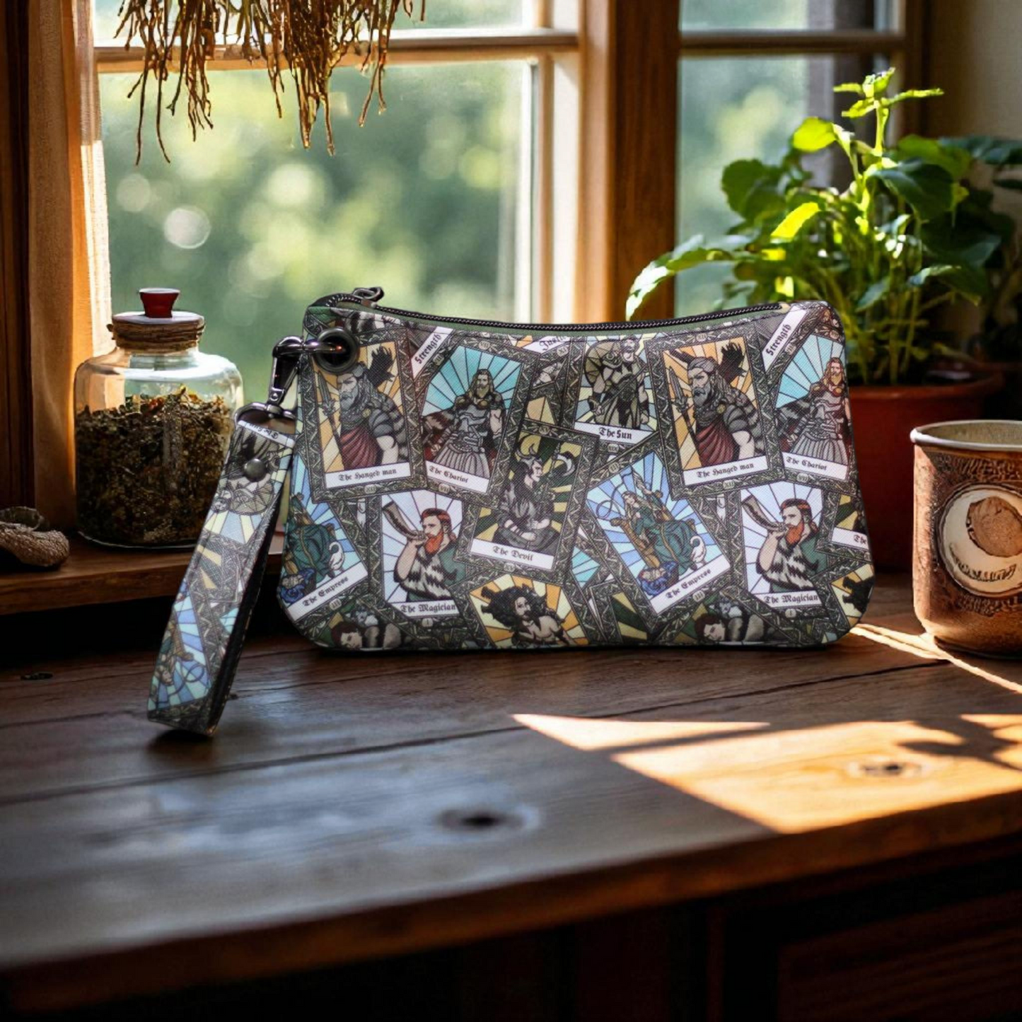 Norse Gods Tarot Card Wristlet