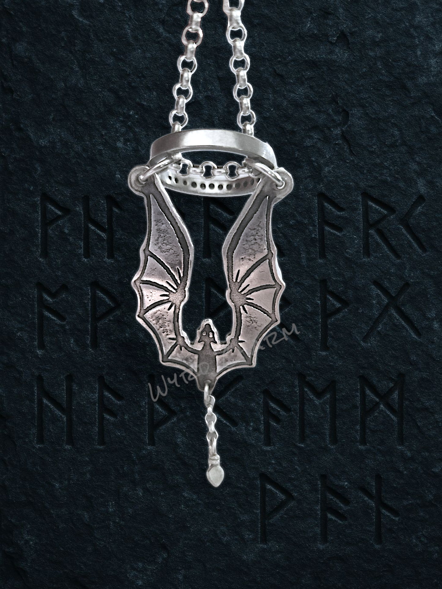 Bruce the Dragon Ring Keeper | Sterling Silver Guardian Necklace | Made to Order
