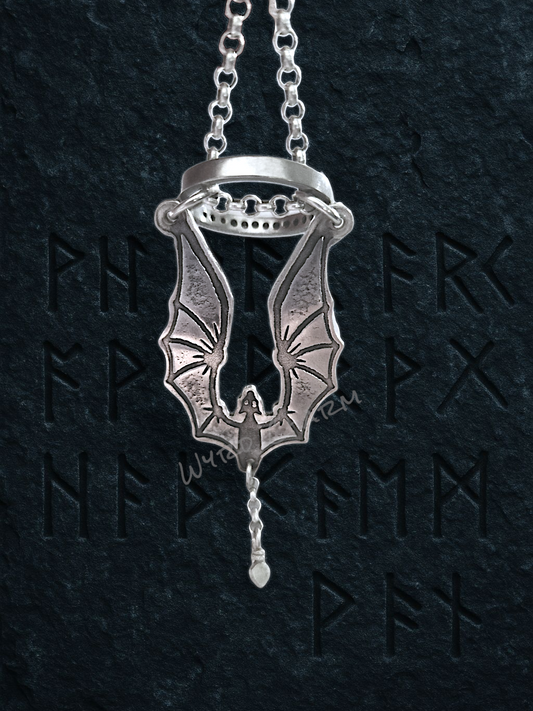 Bruce the Dragon Ring Keeper | Sterling Silver Guardian Necklace | Made to Order