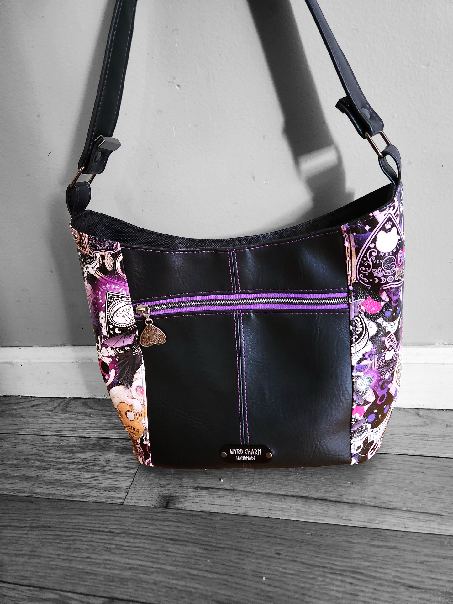 Goth Cat & Planchette Shoulder Bag