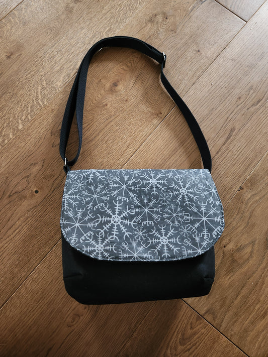 Vegvisir & Helm of Awe Crossbody Messenger Bag