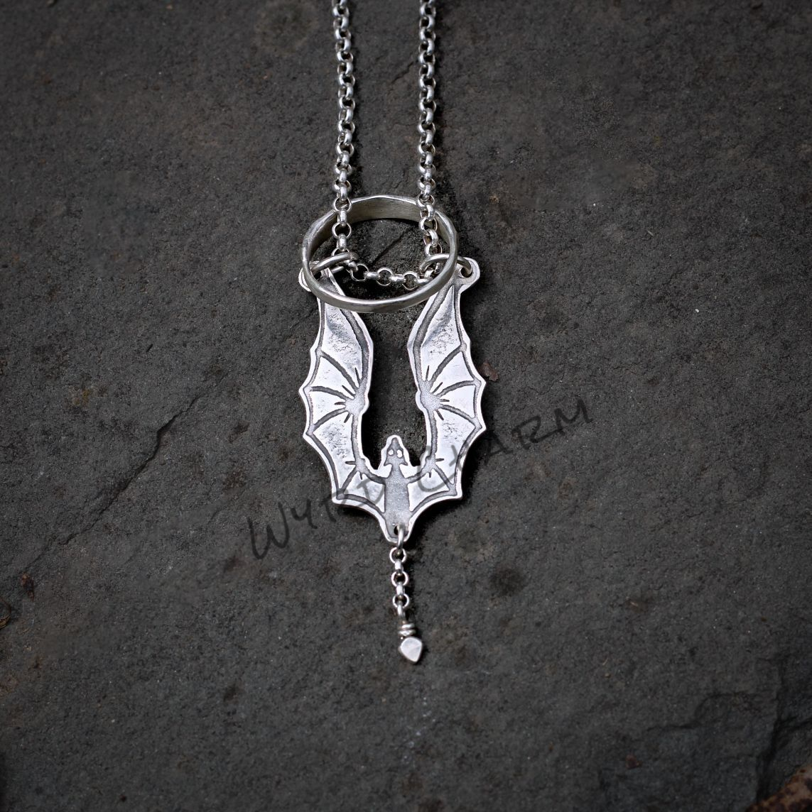 Bruce the Dragon Ring Keeper | Sterling Silver Guardian Necklace | Made to Order