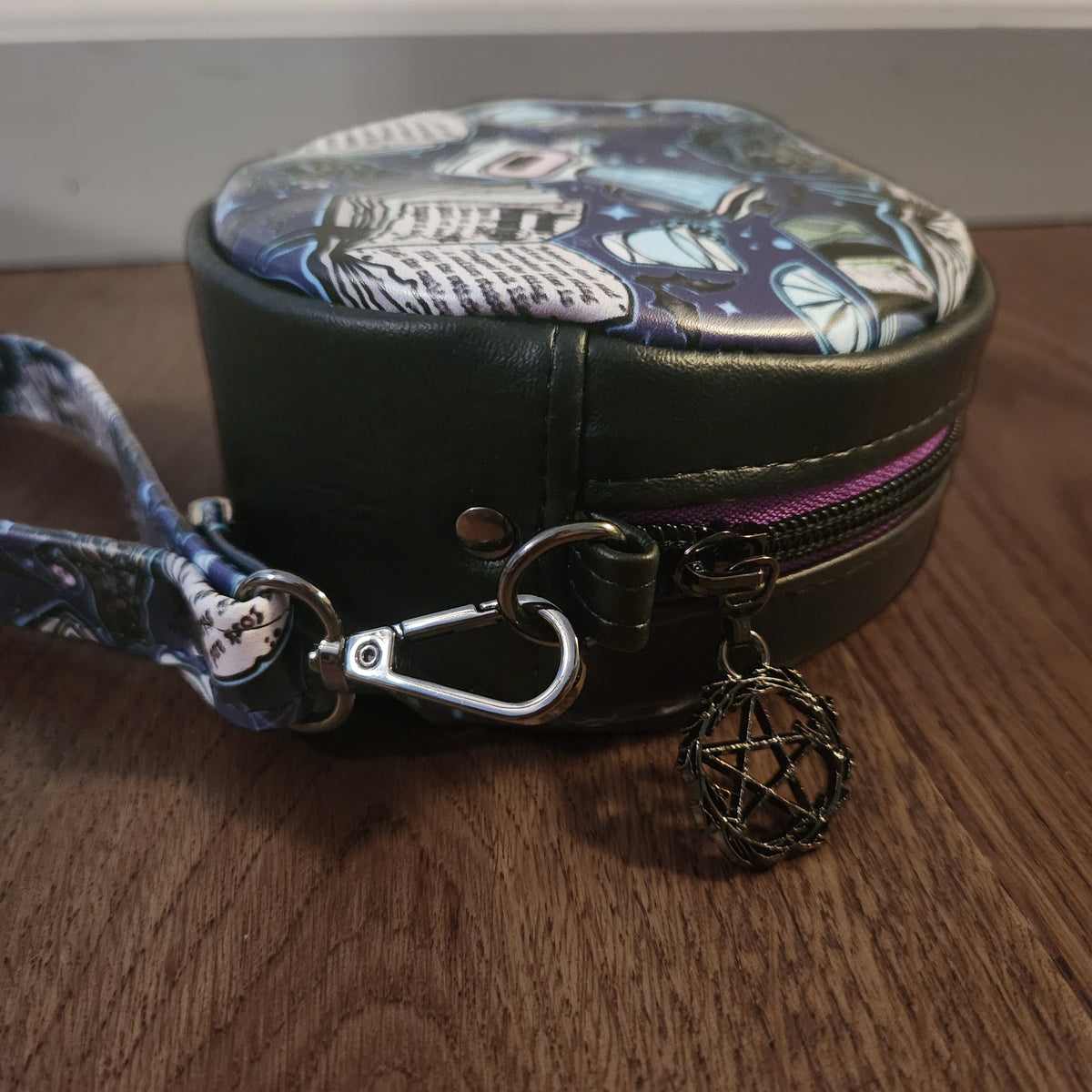 Midnight Margaritas Round Wristlet | Witchy Cocktail Bag
