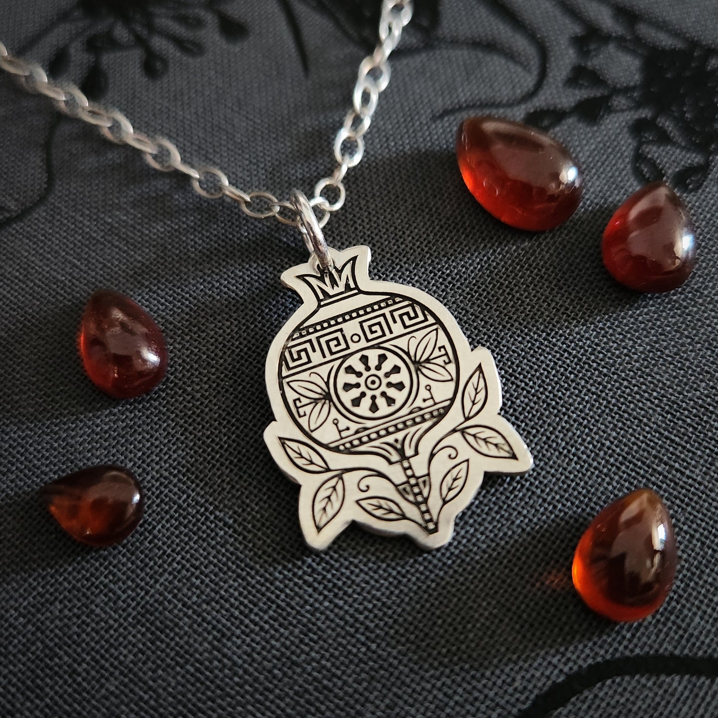Persephone’s Pomegranate Necklace