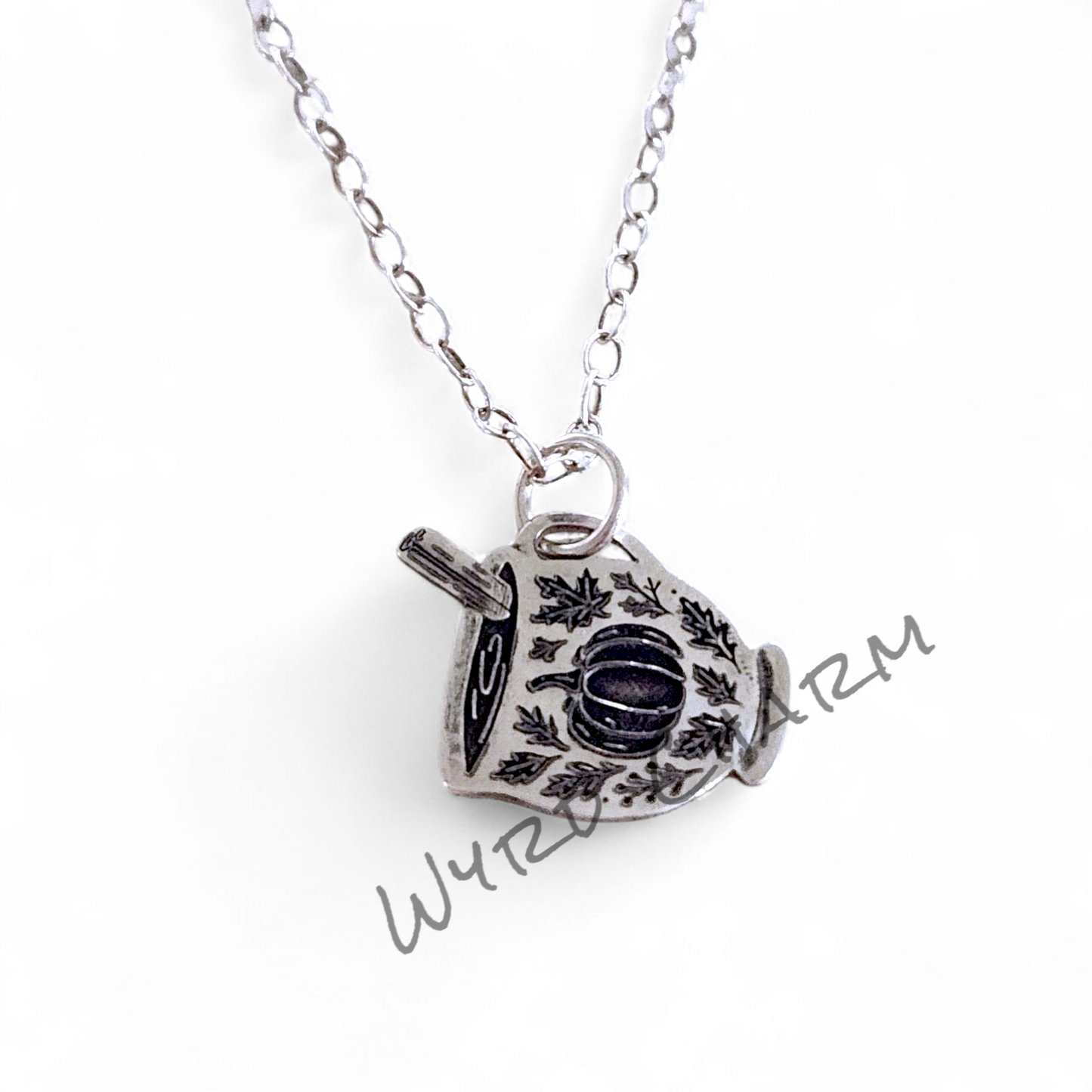 Pumpkin Spice Latte Charm Necklace | Made to Order