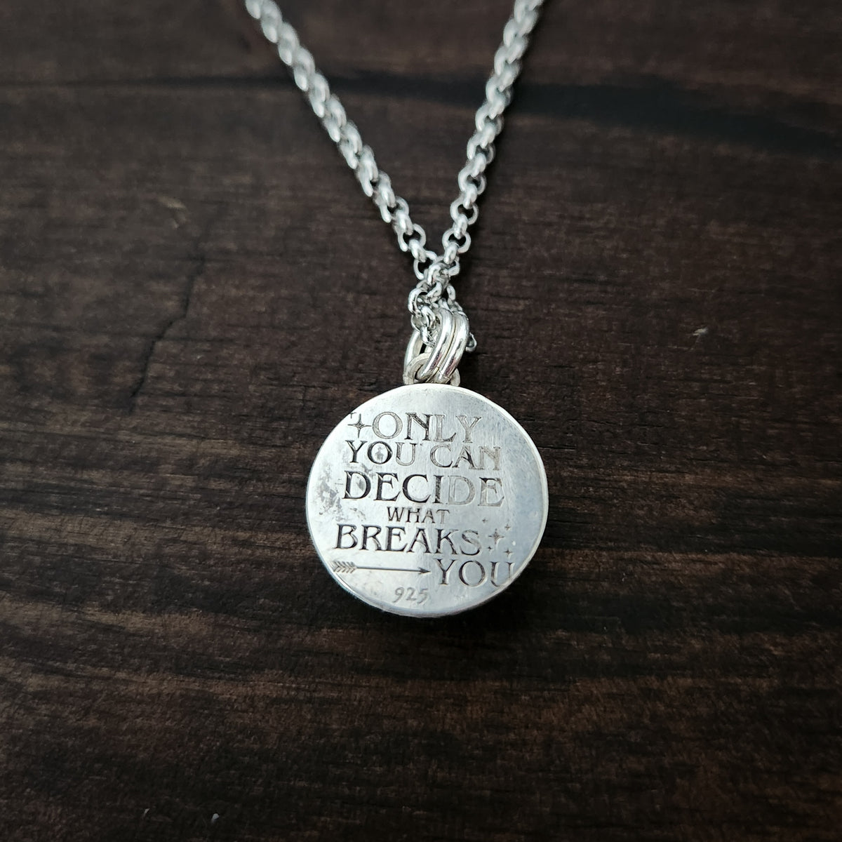 Unbroken | Sterling Silver Mountain Talisman Necklace