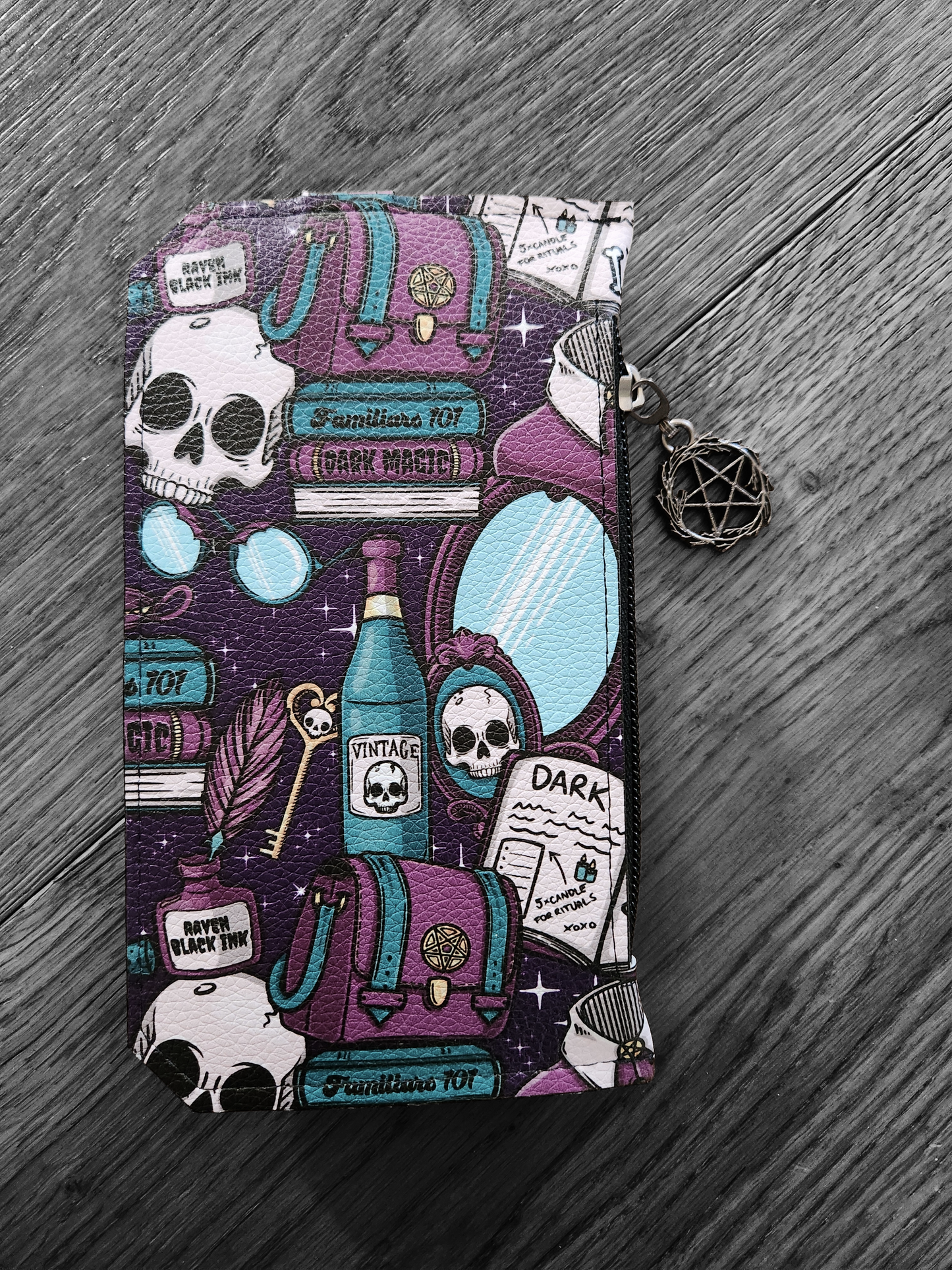 Dark Academia Wallet – Witchy Book Purse Pal