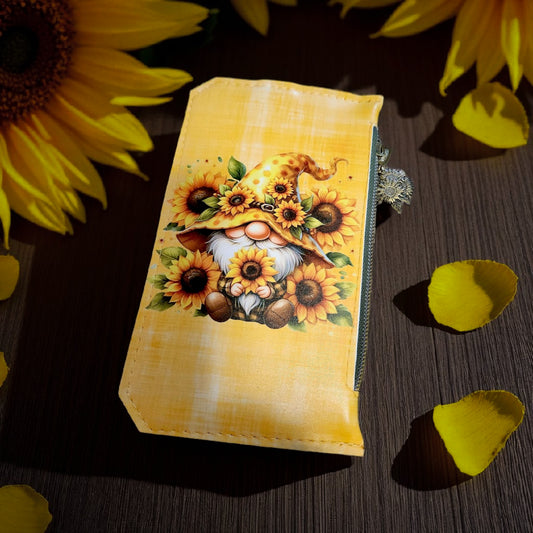 Sunflower Gnome Purse Pal Wallet