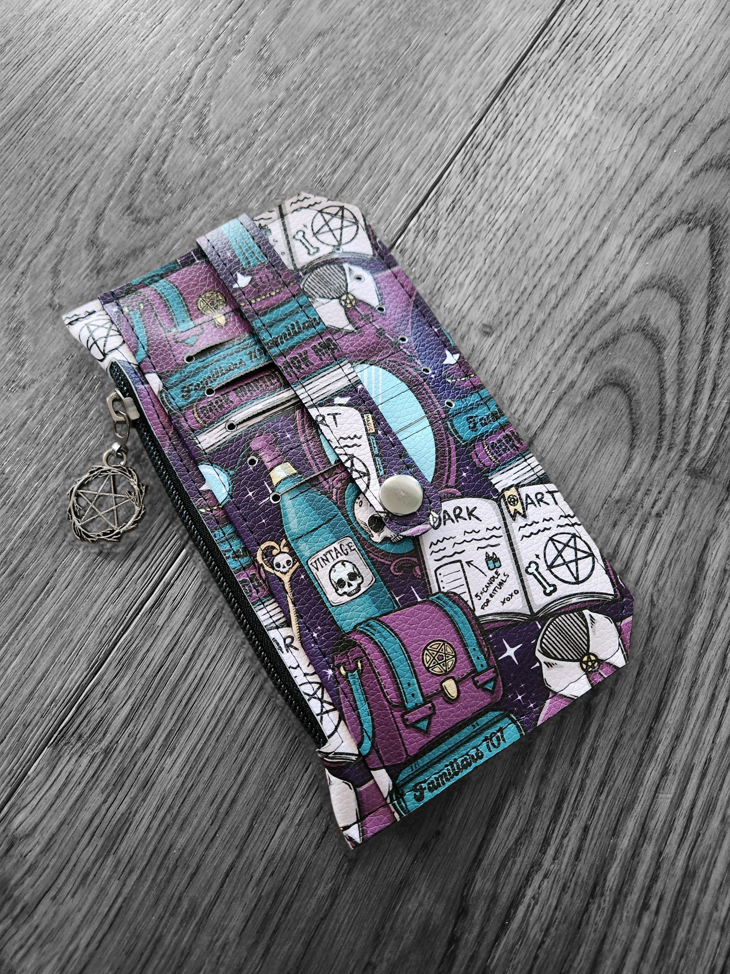 Dark Academia Wallet – Witchy Book Purse Pal